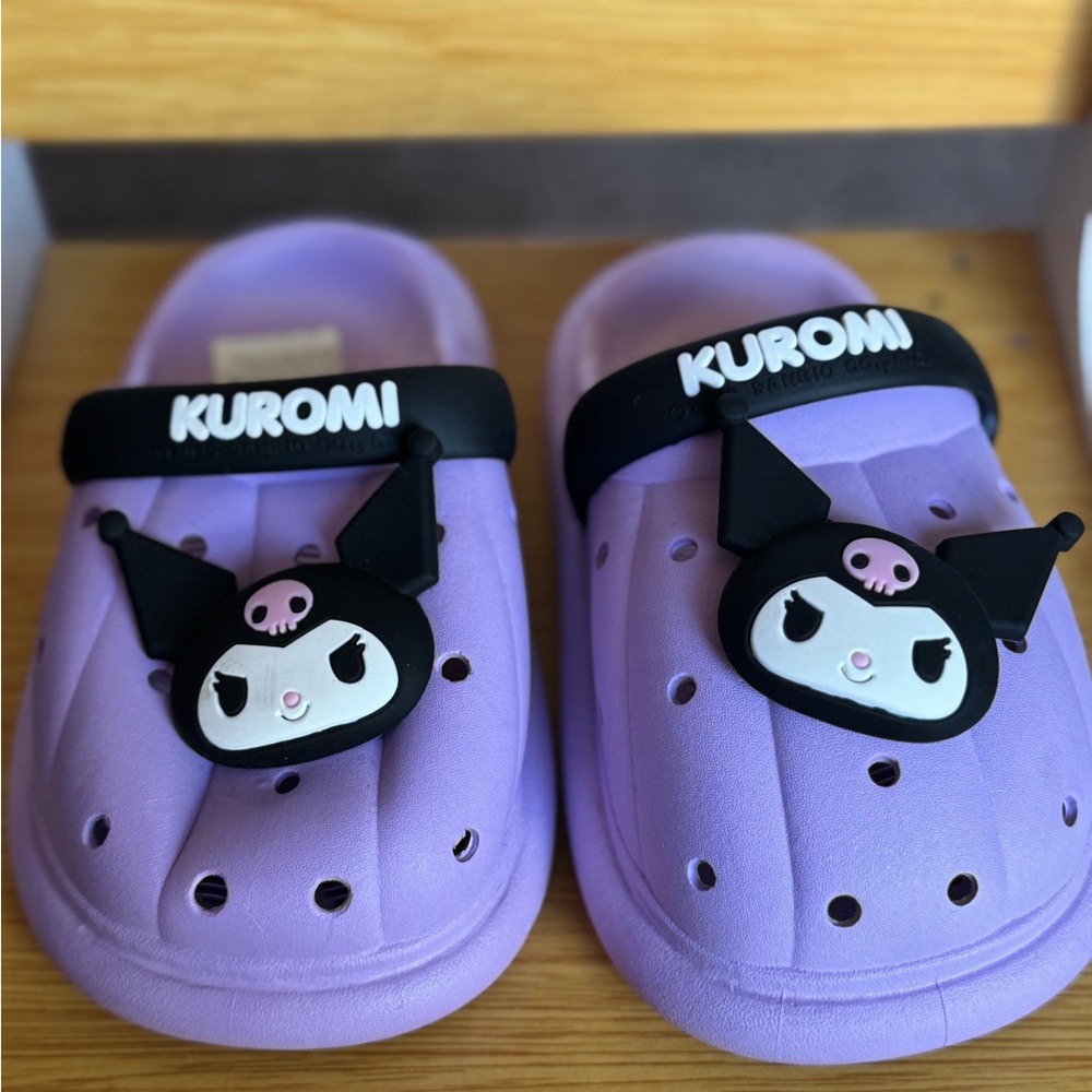 Kuromi Kids Purple Clogs